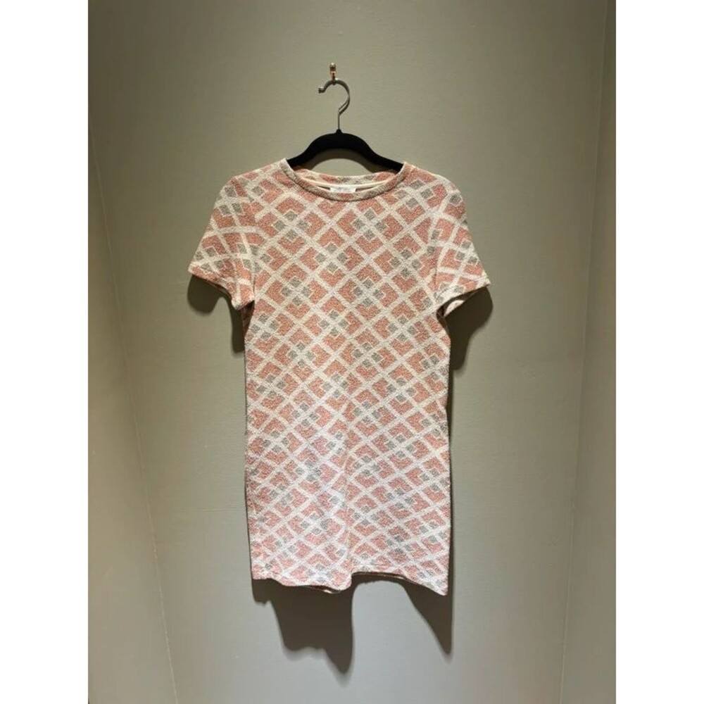 Zara Orange/Beige Minidress Size Small